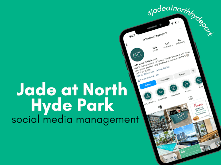 Cover image for Jade at North Hyde Park Social Media Management (Start-Up)