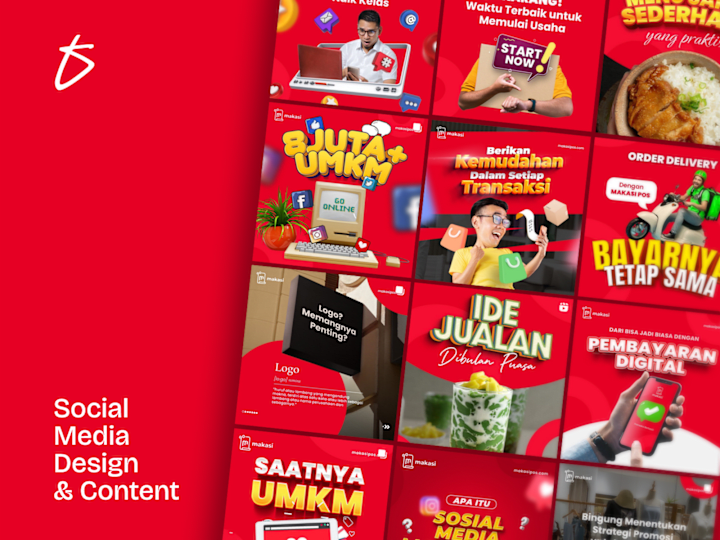 Cover image for Social Media Content MakasiPOS