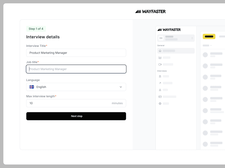 Cover image for Stepper - Interview configuration