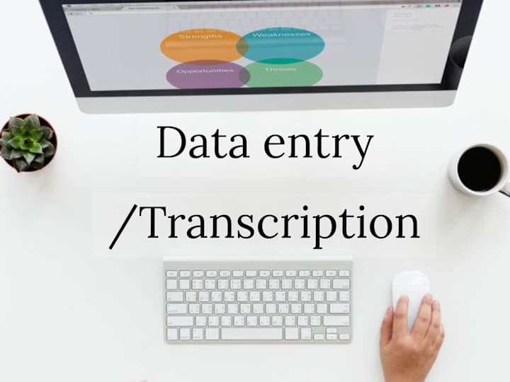 Cover image for Data transcription 