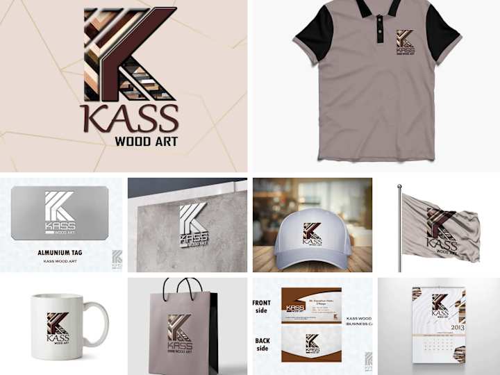 Cover image for Kass woodArt | Logo and Brand Identity Design