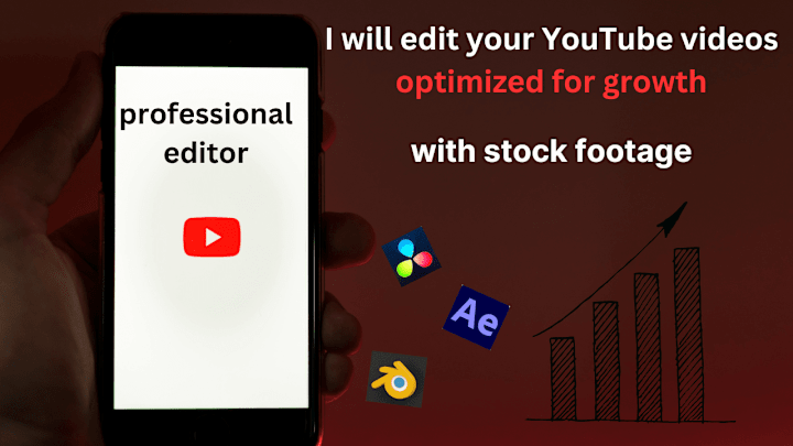 Cover image for I will edit your YouTube videos and help you grow your channel.