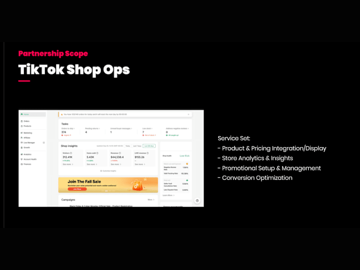 Cover image for  TikTok Shop Management