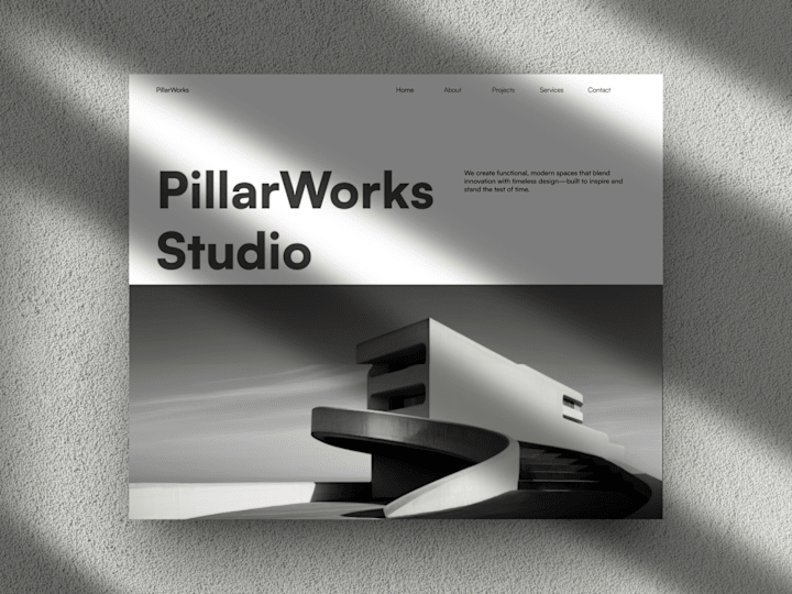 Cover image for Pillarworks Studio Website Development