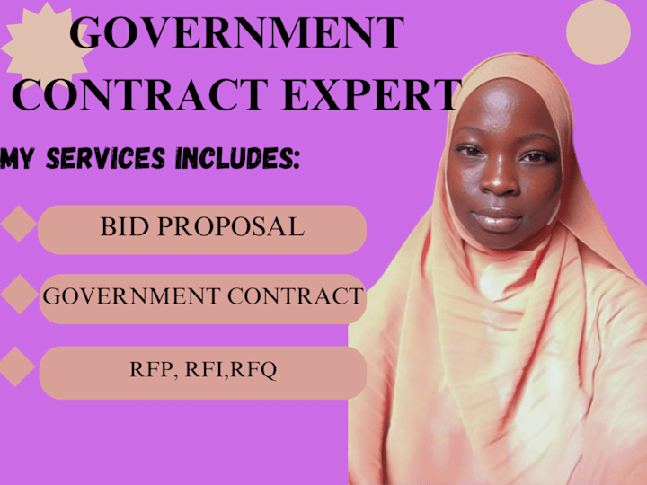 Cover image for I will research, write winning government contract, bid proposal