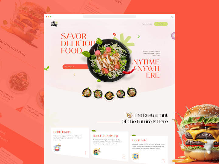 Cover image for All Day — Website Design