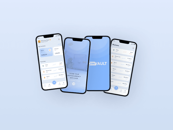 Cover image for Crypto Mobile Homepage - emeraldimanuel.com