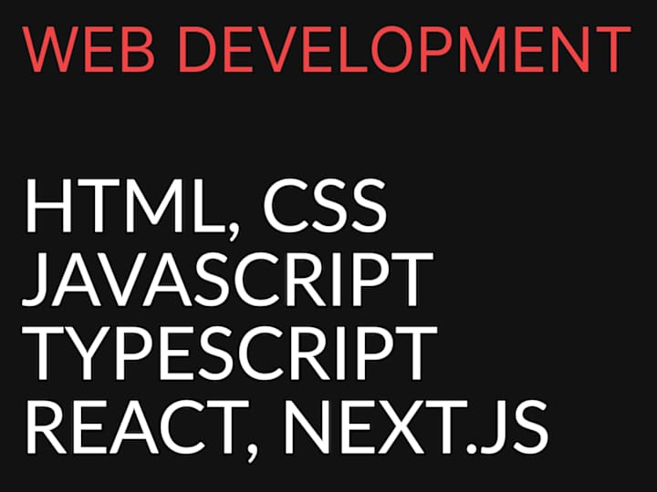 Cover image for Web development, frontend and backend - SPA and more