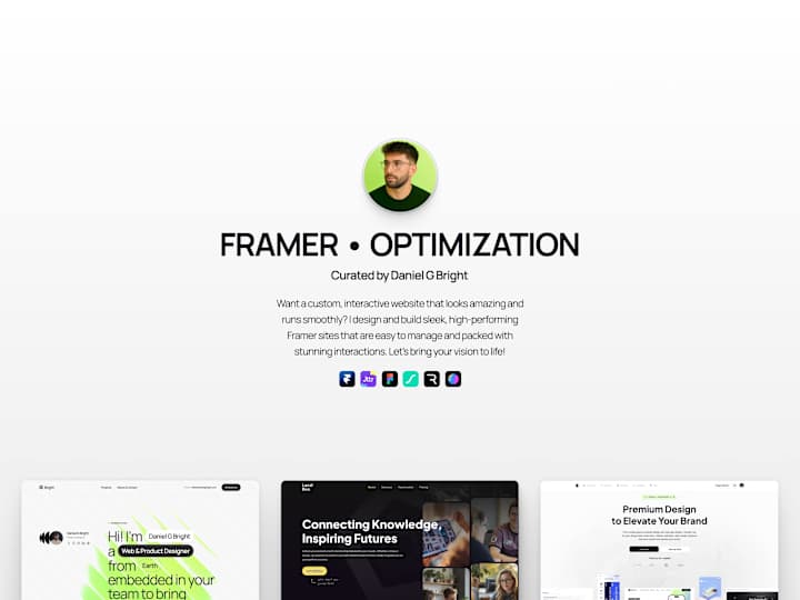 Cover image for Framer • Website Optimization