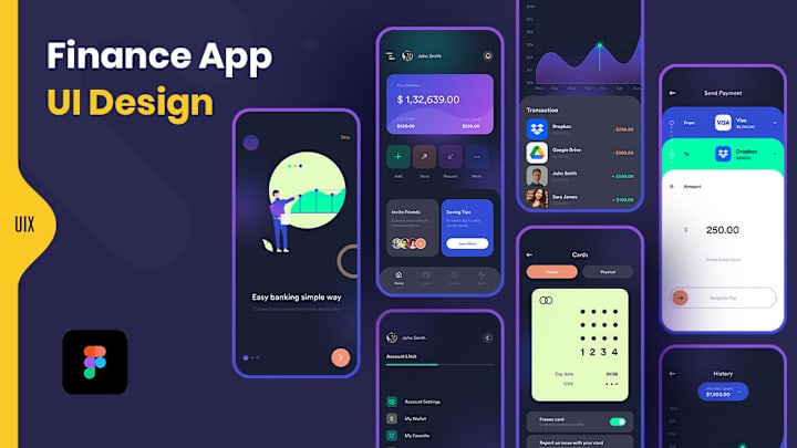 Cover image for Finance Banking App UI Design