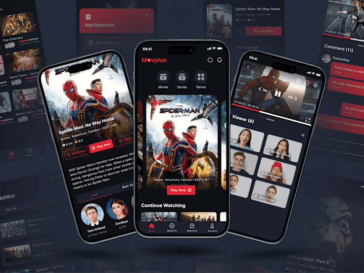 Cover image for Movie Streaming App - UI UX Design
