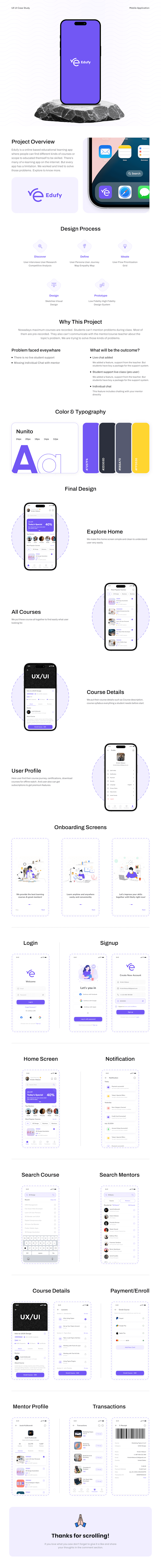 Cover image for E-learning Mobile App