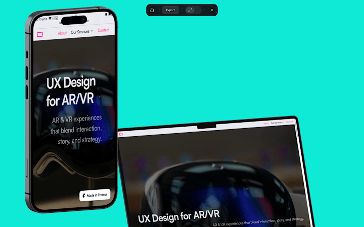 Cover image for UX Design Agency | Framer Website