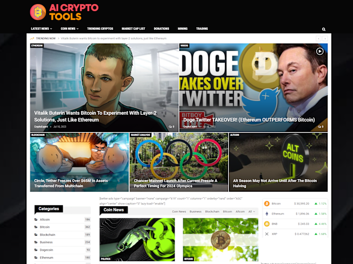 Cover image for AI Crypto Tools