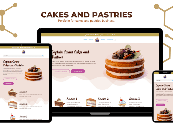 Cover image for Captain Carms Cakes and Pastries