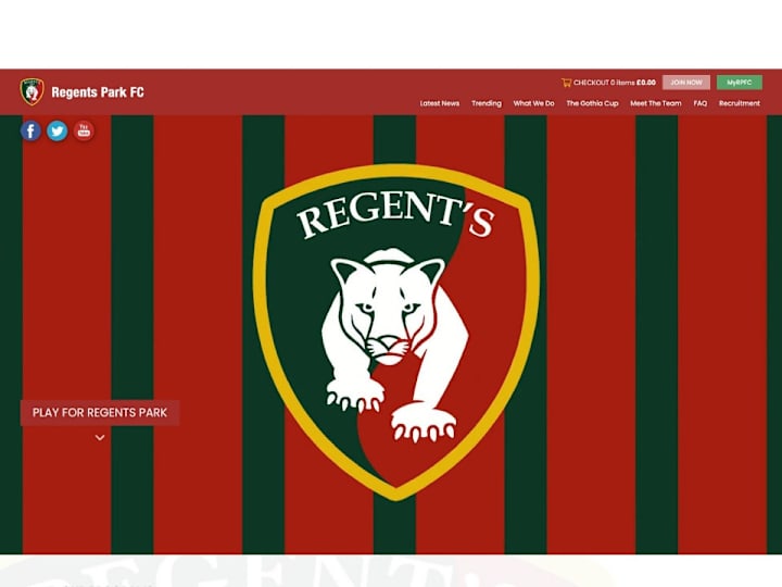 Cover image for Regents Park FC (UK)