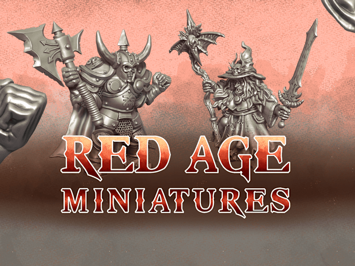 Cover image for 3D Art - Red Age Miniature Project (Ongoing)