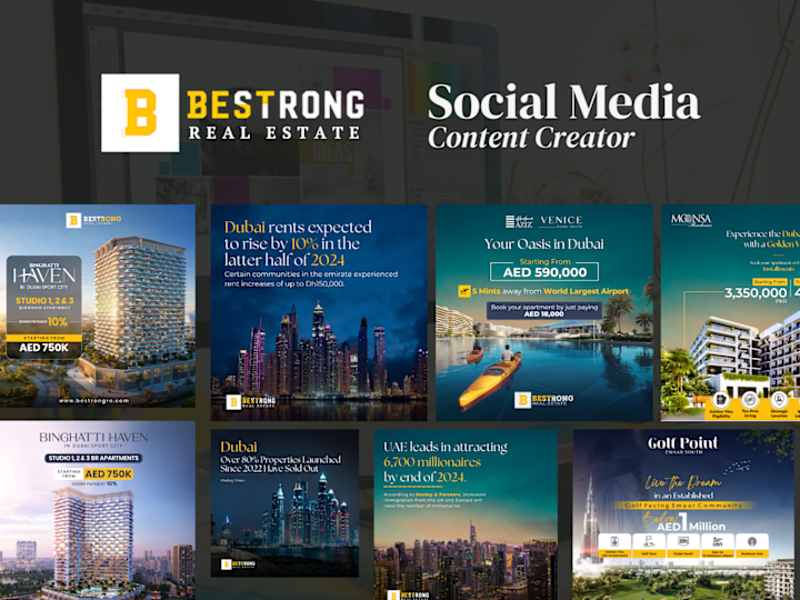 Cover image for Bestrong Social Media Content