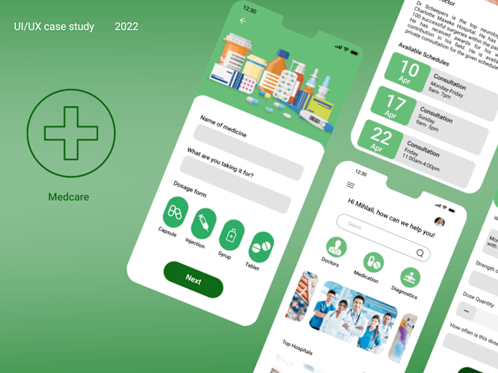 Cover image for Medcare Web app