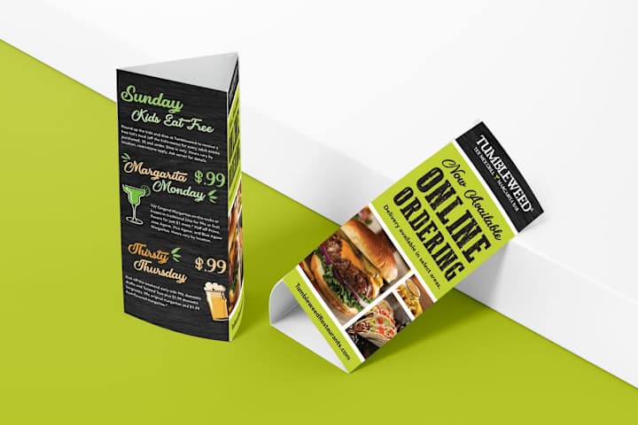 Cover image for Tumbleweed - Corporate Identity, Menu Design, and more!