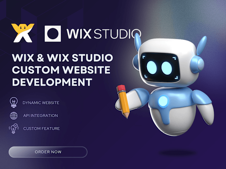 Cover image for I will wix studio website with velo custom code, wix website