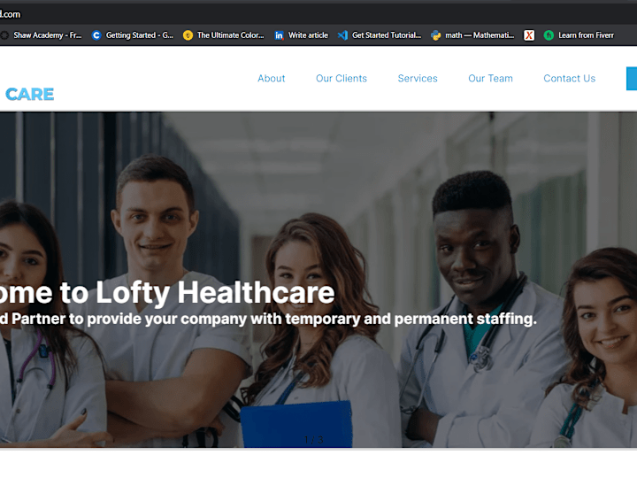 Cover image for Lofty Healthcare Website