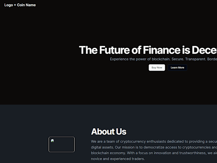Cover image for Crypto coin website