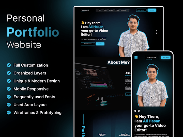 Cover image for Personal Branding/Portfolio Website Design