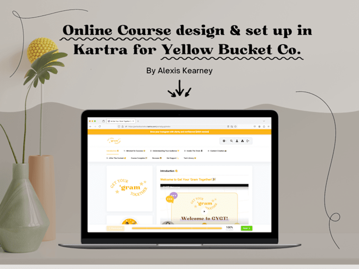 Cover image for Kartra Design & Customisation for Online Course