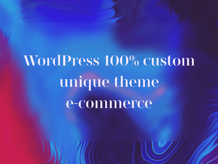 Cover image for I build a unique WordPress site by creating a custom theme