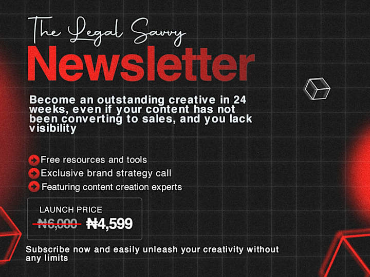 Cover image for THE LEGAL SAVVY NEWSLETTER
