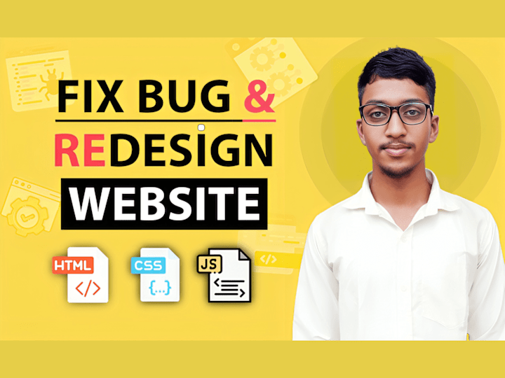 Cover image for Urgent Fix Website + Redesign Website