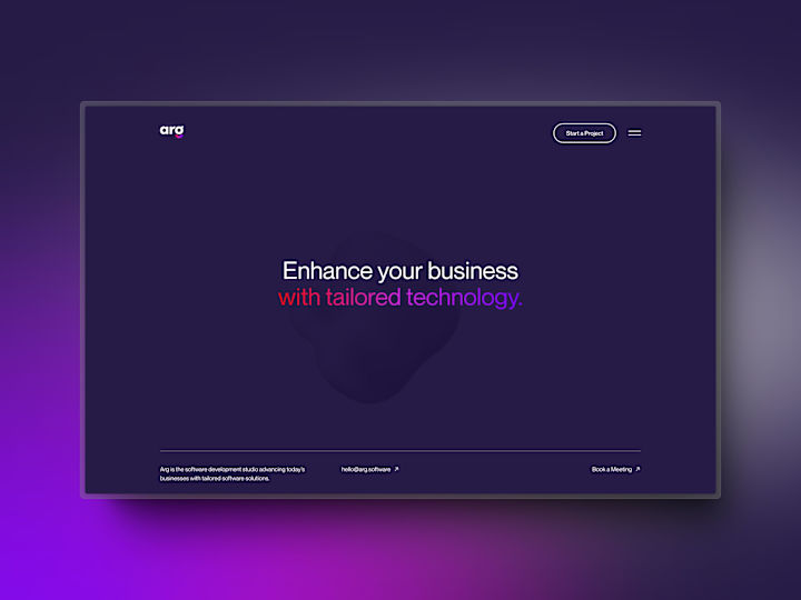 Cover image for Arg - Webflow development