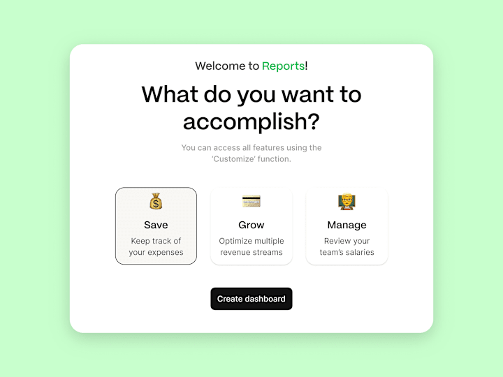 Cover image for Personalized finance dashboard