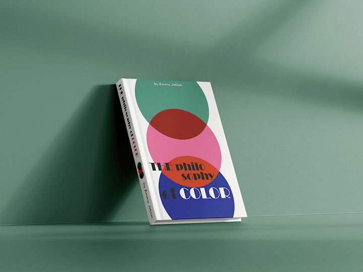 Cover image for "THE philosophy of COLOR" book | Behance