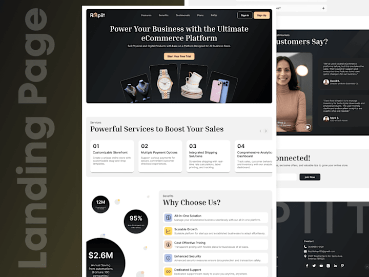 Cover image for Rappit eCommerce Landing Page