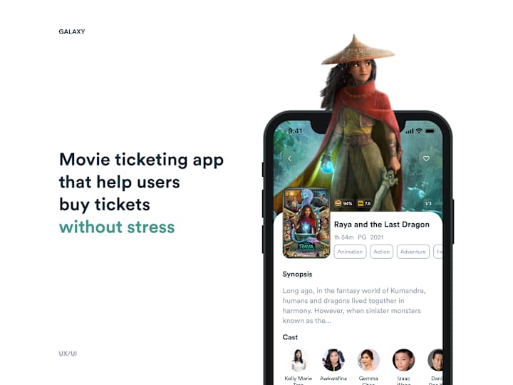 Cover image for Galaxy - movie ticketing app