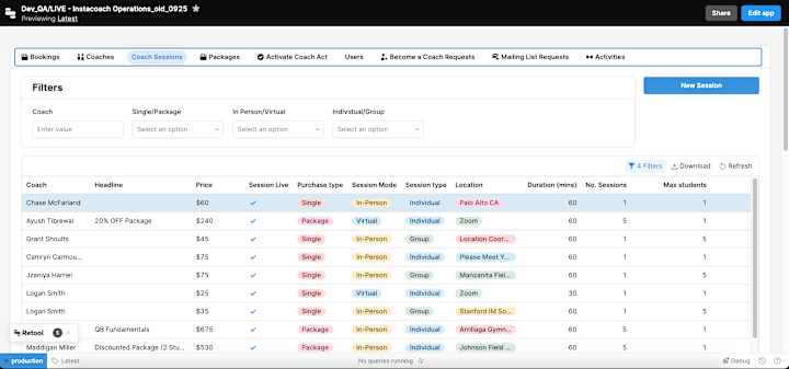 Cover image for Retool and Workflows Implementation for SaaS Platform
