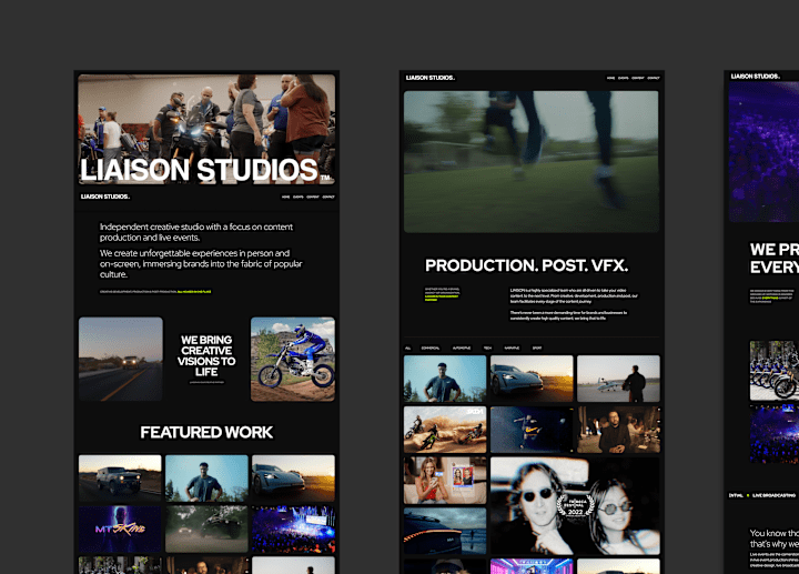 Cover image for LA based video production studio website [coming soon]