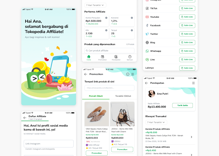 Cover image for Tokopedia Affiliate: Designing a New Feature for Influencers