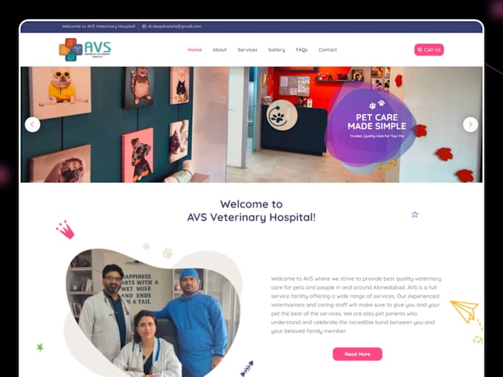 Cover image for AVS Pet Hospital