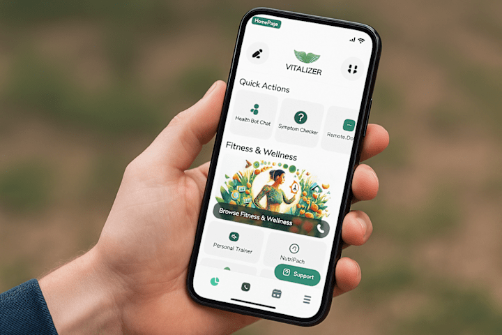 Cover image for Vitalizer – AI-powered personal wellness assistant