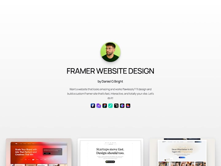 Cover image for Framer • Website Development