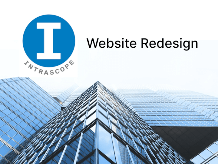 Cover image for Intrascope Website Redesign