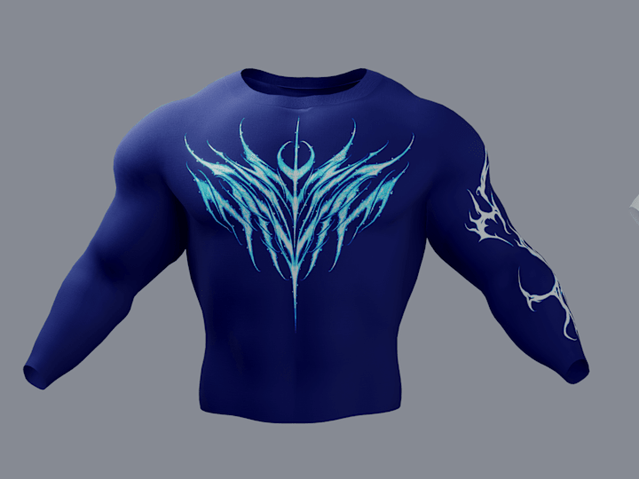 Cover image for I will design gym compression, hoodie, tshirt and clothes in 3d