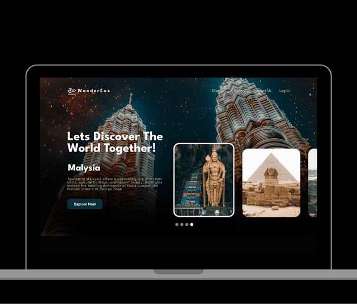 Cover image for Traveling Agency- Landing Page