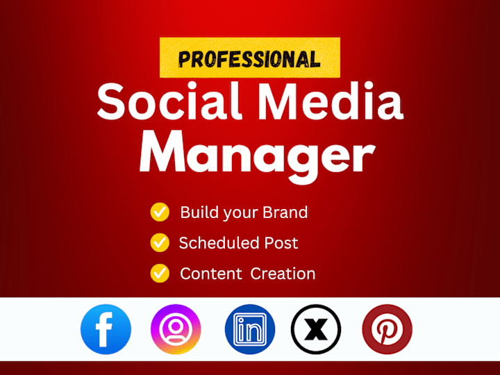 Cover image for I Will Post and Schedule Your Social Media Content Seamlessly