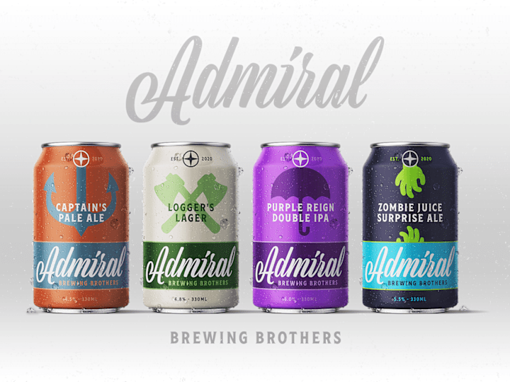 Cover image for Admiral — Craft Beer Branding