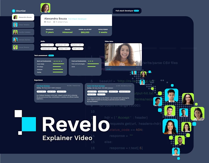 Cover image for Custom Explainer Video for Tech Hiring Marketplace