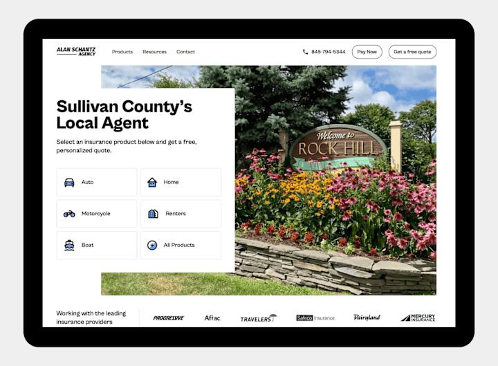 Cover image for Schantz Insurance: Web Design & Webflow Development